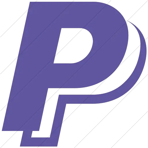  Simple Purple Paypal Icon Graphic Design Png Paypal Logo