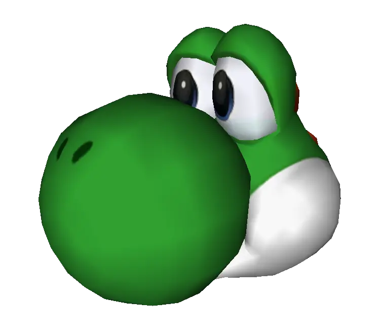  Super Mario 64 Ds Yoshi Png Image Super Mario Yoshi Head Yoshi Png