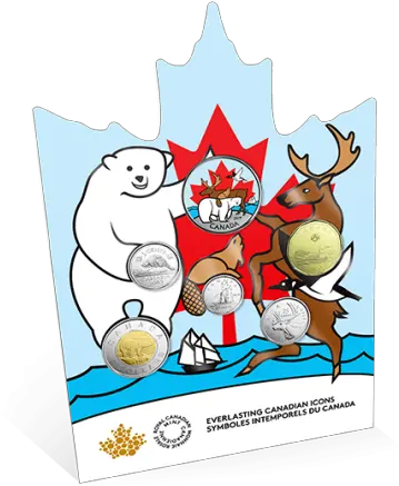  2019 Canada Everlasting Canadian Icons Circulation Set Everlasting Canadian Icons 50 Cent 2019 Png Www Png