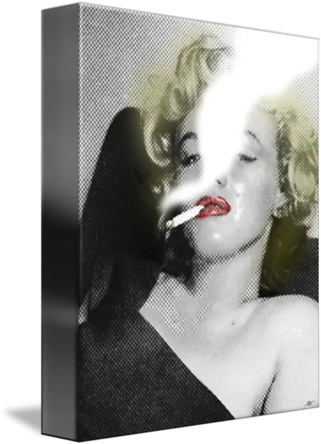  Marilyn Monroe Smokes By Tony Rubino Art Png Marilyn Monroe Icon