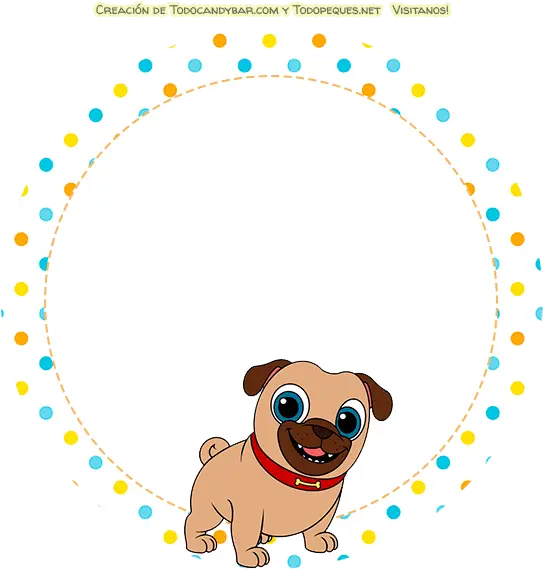  Puppy Dog Pals Stickers Bingo Y Rolly Tag Bingo E Rolly Png Puppy Dog Pals Png