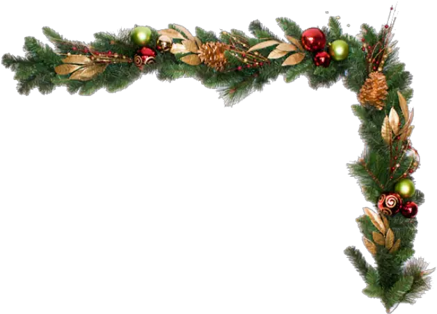  Garland Border Png 3 Image Christmas Garland Png Real Garland Png