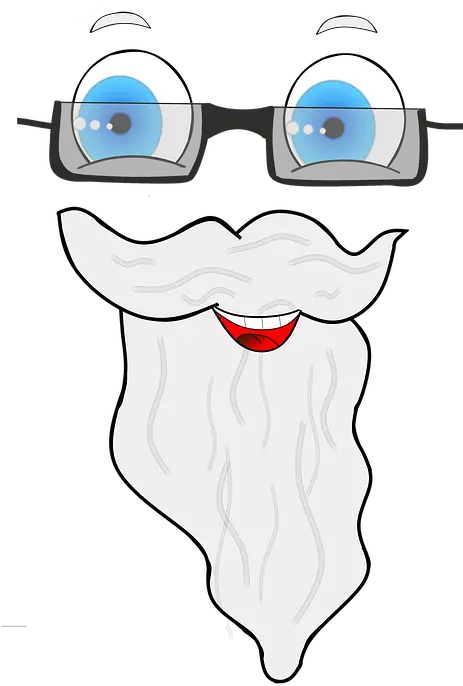  Old Bart Glasses Full Free Image On Pixabay Old Beard With Glasses Png Bart Png