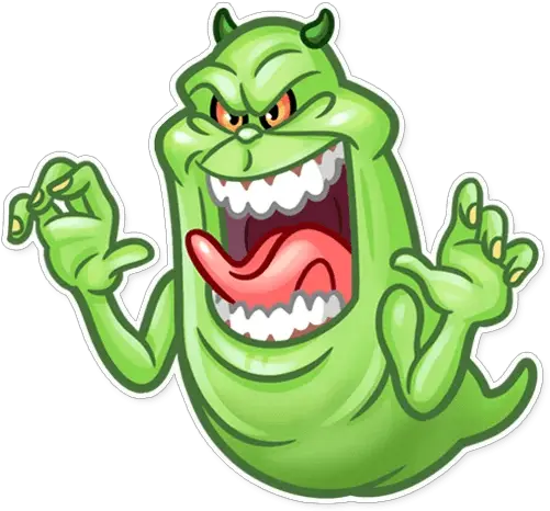  Slimer Telegram Sticker Clip Art Png Slimer Png