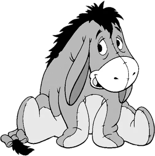  Thanks For Noticinu0027 Me Eeyore Cute Donkey Winnie The Pooh Png Eeyore Png