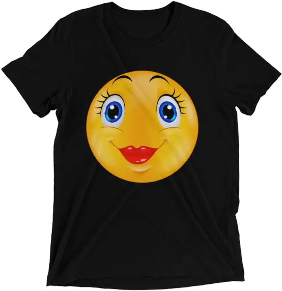  Cute Female Emoticon Shirts Smiley Emoji Short Sleeve Womenu2019s Tshirt No Wake Zone Shirts Png Smiley Emoji Png