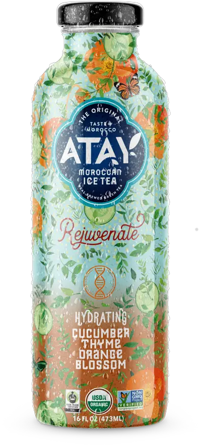  Hydrating Cucumber Thyme Orange Blossom Pack Of 8 U2014 Atay Tea Png