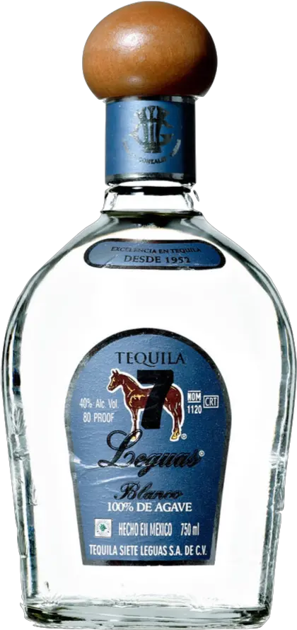  Siete Leguas Tequila Blanco 750ml Siete Leguas Blanco Tequila Png Patron Bottle Png