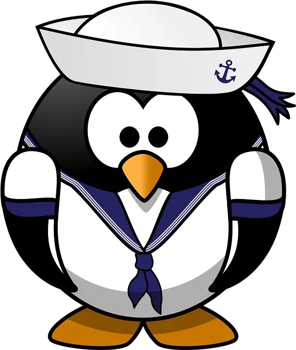  Penguin With Sailor Hat Penguin Sailor Clipart Png Sailor Hat Png