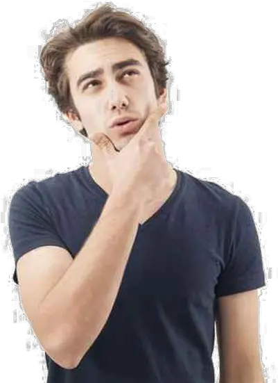  Thinking Man Png Background Image Arts Thinking Man Transparent Background Person Png