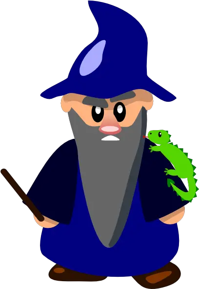  Wizard U0026 Lizard Opengameartorg Cartoon Png Wizard Beard Png