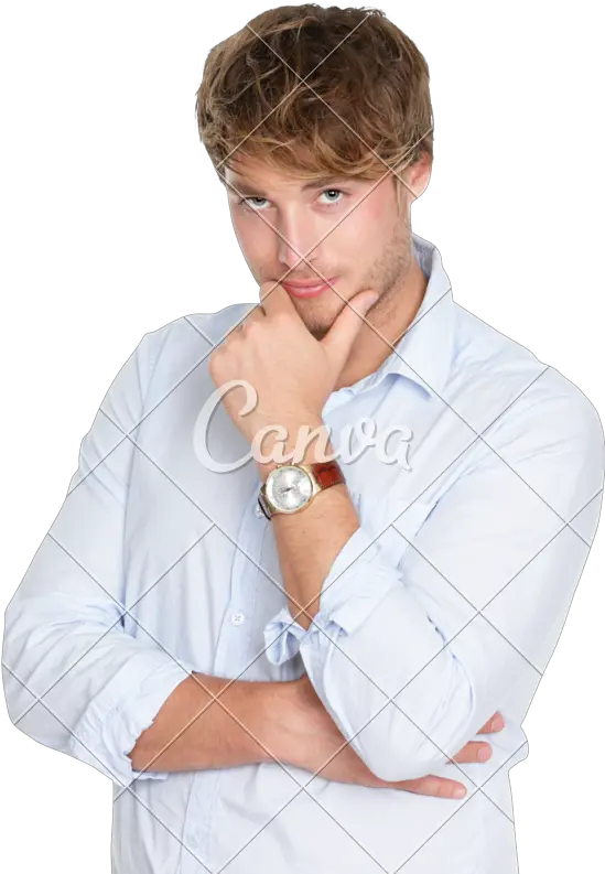  Young Man Looking Thinking Photos By Canva Sitting Png Person Looking Png