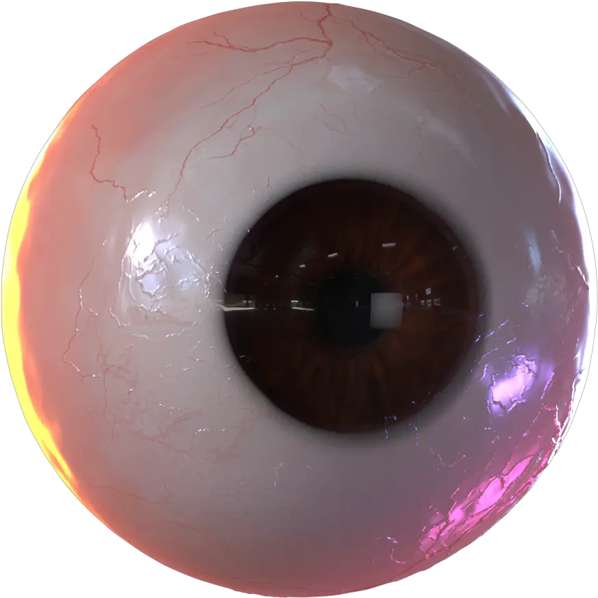  Pixaru0027s Renderman Tutorial Louise Realistic Eye Texture Png Creepy Eye Png