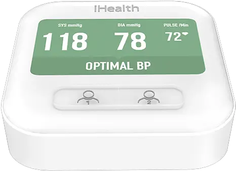  Smart Blood Pressure Monitor Ihealth Clear Digital Clock Png Arm Transparent