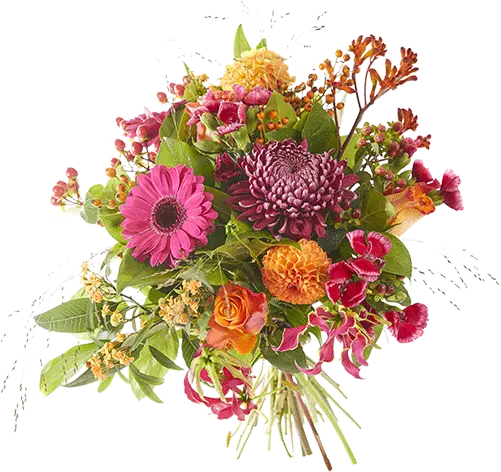  Fall Glow Bouquet Png Fall Flowers Png