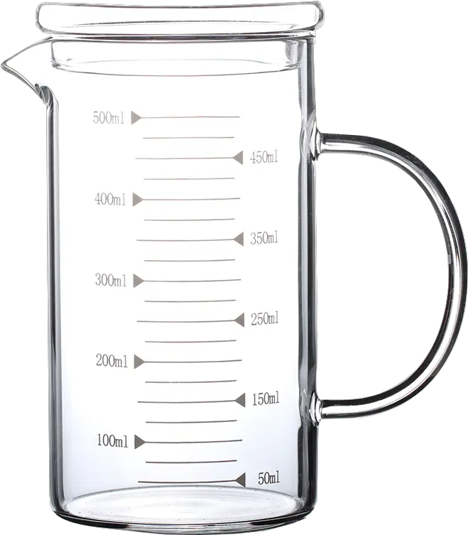  Measuring Cup With Scale Household Heat Resistant Scale Coffee Cup Png Milk Glass Png