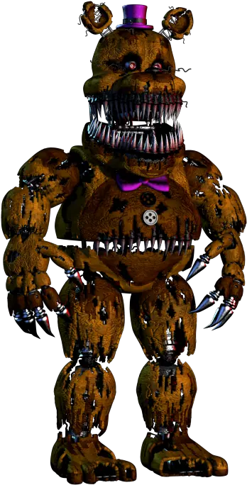  Why Is Freddy The Only One That Laughs In Fnaf 1 Quora Nightmare Fredbear Png Freddy Fazbear Icon