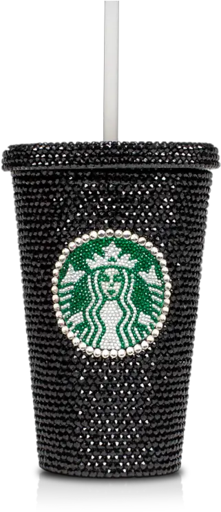  Black Starbucks Cup Black Rhinestone Starbucks Cup Png Starbucks Cup Png