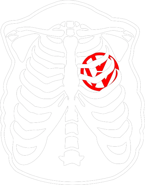  Personal Use Volkswagon Rib Cage Rab Skeleton Boner Costume Png Rib Cage Png