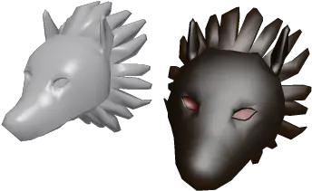  Wolf Head Mesh Bluesteel Roblox Boar Png Wolf Head Logo