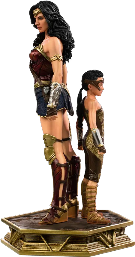  Wonder Woman Young Diana Deluxe Art Wonder Woman Big Statue Png Dc Icon Harley Statue