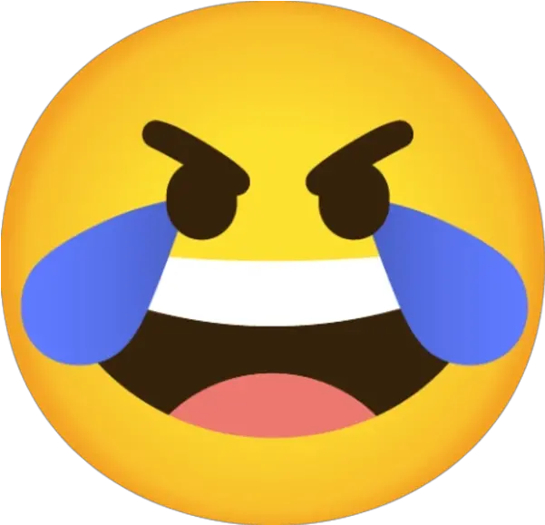  Google Emote Open Eye Crying Laughing Emoji Know Your Meme Google Laughing Emoji Png Laugh Cry Emoji Png