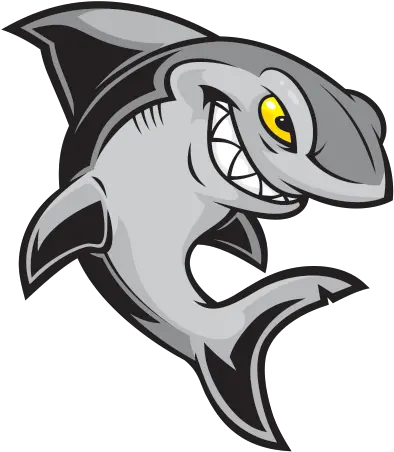  Printed Vinyl Shark Logo Grey Shark Cartoon Smile Png Shark Logo Brand