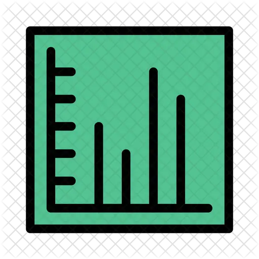  Line Graph Icon Of Colored Outline Vertical Png Line Graph Png