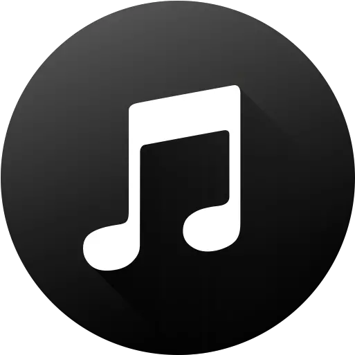  Quality Itunes Circle Long Shadow Icon Music Png Itunes Icon Png