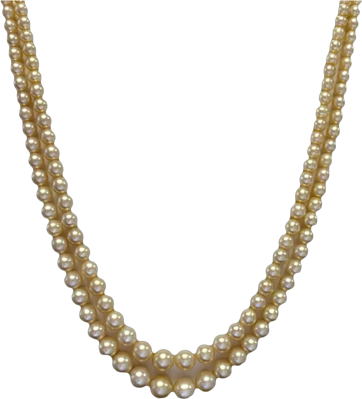  Rap 262 U200fu200fu200e U200e Natural Pearl Necklace 642235mm Cream Gold Chain Kalyan Jewellers Png Pearl Necklace Png