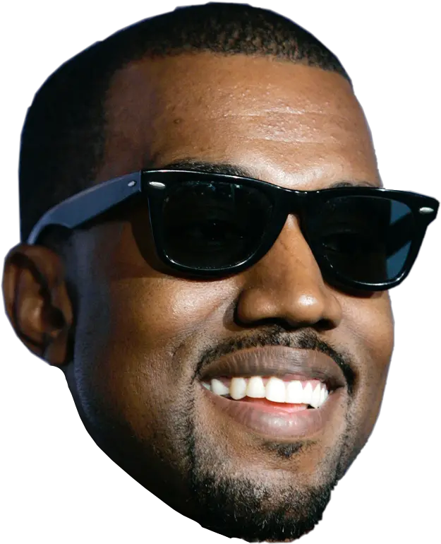  Kanye West Rap Hip Kanye West One Direction Png Kanye West Head Png