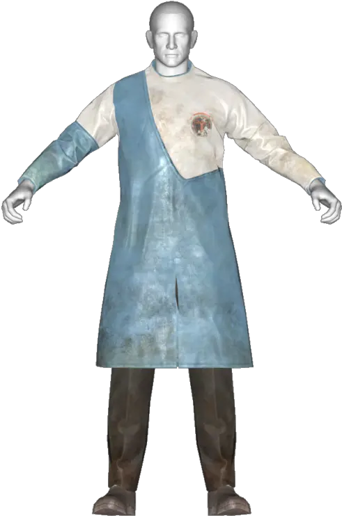  Dirty Blue Institute Lab Coat Institute Lab Coat Full Zombie Png Lab Coat Png