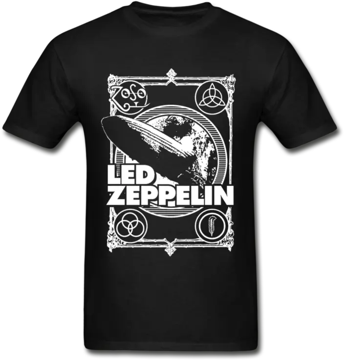  Led Zeppelin Graphic T Jojo Kira T Shirt Png Led Zeppelin Logo Png