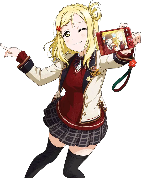  An Ur Card Of Mari Ohara Dia Kurosawa Full Size Png You Love Live Cards Transparent Mari Ohara Transparent