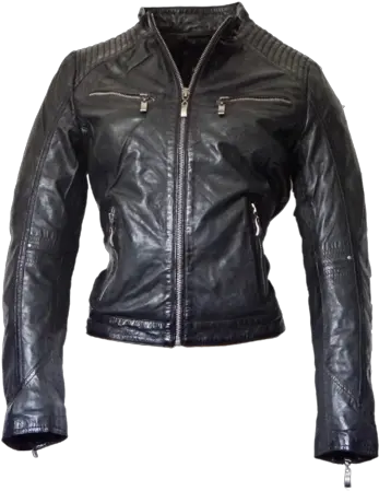  Ladies Leather Jacket Rihanna In Black Cognac Red Damen Bikerjacke Schwarz Png Rihanna Png