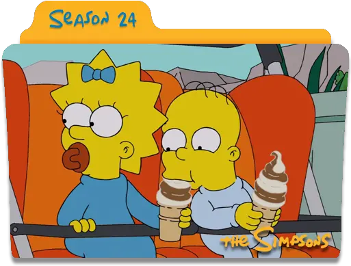  The Simpsons Season 24 Icon Folder Iconset Nellanel Simpsons Slap Gif Png Bart Simpson Icon