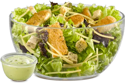  Download Cuisine Salad King Vegetarian Burger Caesar Romaine Ensalada Caesar Burger King Png Salad Png