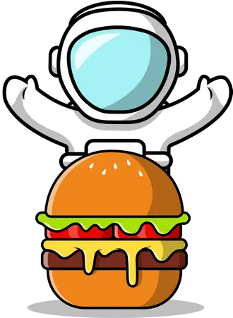  Burger Illustrations Images U0026 Vectors Royalty Free Astronaut Playing Basketball Easy Drawing Png Burger Vector Icon