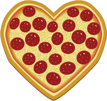  Proud 2 Heart Shaped Pizza Clip Art Png Pizza Emoji Png