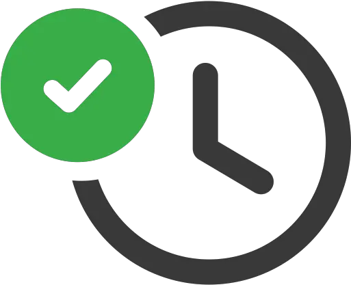  On Time Icon Png And Svg Vector Free Download Transparent On Time Icon Snapchat Timer Icon