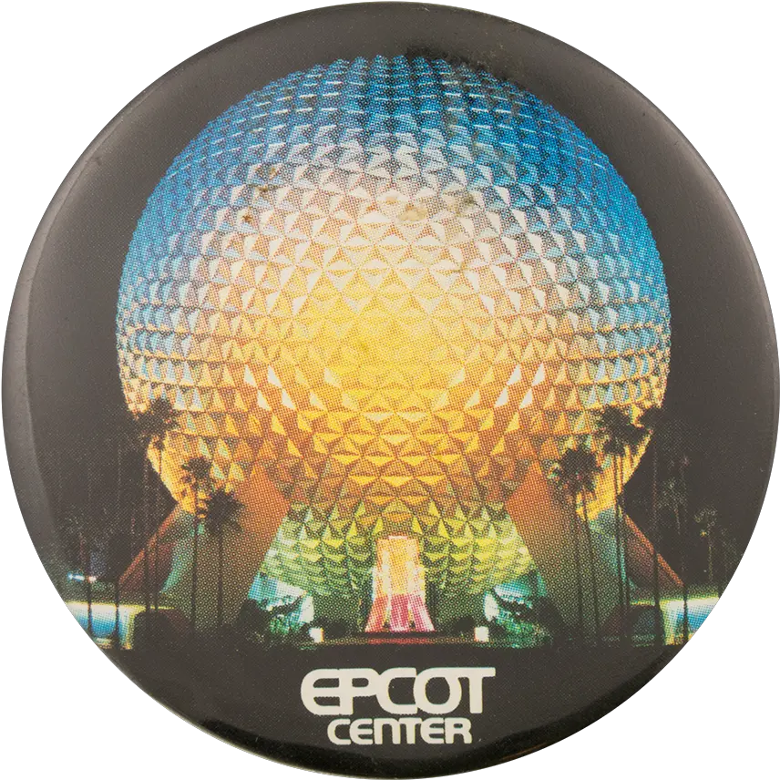  Epcot Center Entertainment Button Museum Disney World Epcot Center Png Epcot Logo Png