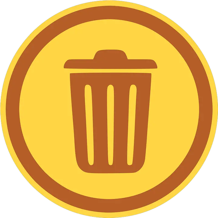  Icon Trash Garbage United States Border Patrol Png Trash Can Icon Png