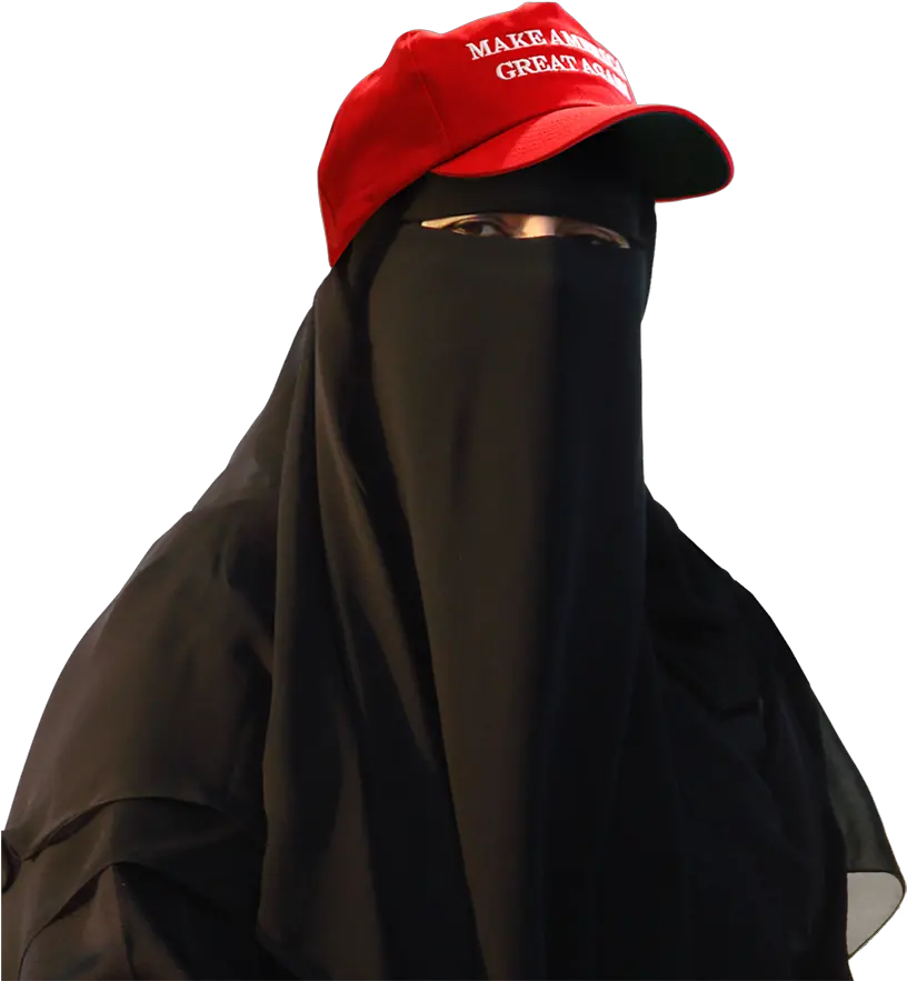  Muslim Make America Great Again Know Your Meme Muslim Woman Png Make America Great Again Hat Png