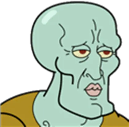  Handsome Squidward Transparent Handsome Squidward Transparent Png Squidward Png