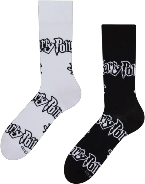  Harry Potter Socks Black And White Harry Potter Ponožky Png Harry Potter Scar Png