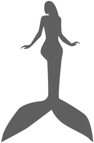  Mermaid Nymph Tail Siren Silhouette Silhouette Png Mermaid Silhouette Png