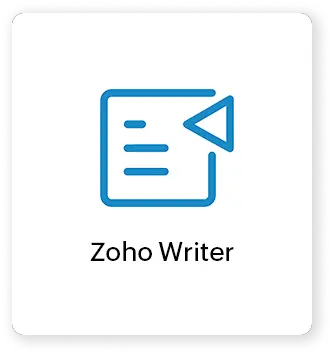  The Best Flock Alternative For Team Collaboration U2013 Zoho Cliq Zoho Writer Document Editor Png Files Icon Set