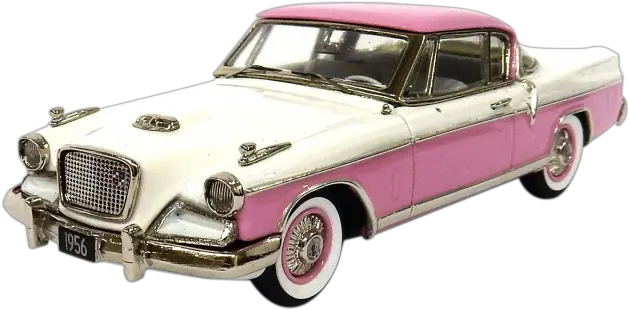  1956 Golden Hawk Pink U0026 White Studebaker Golden Hawk Png Pink Car Png