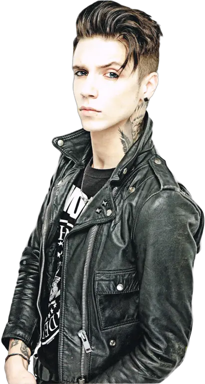  Andy Biersack Png Image Andy Biersack Short Haircut Andy Biersack Png