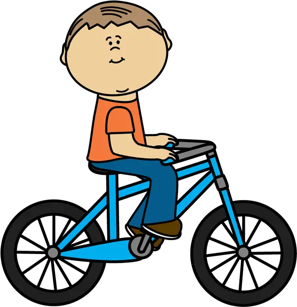  Clipart Bike Rider Transparent Riding A Bike Clipart Png Bicycle Rider Png